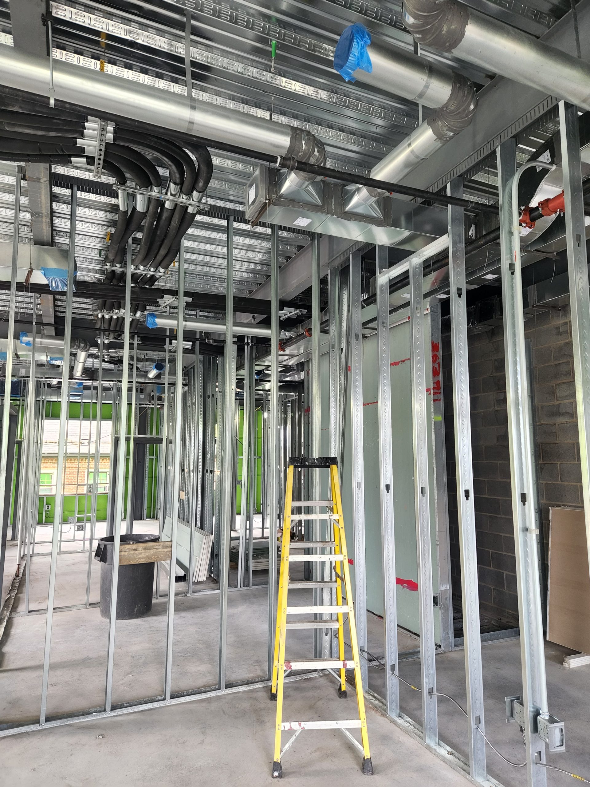 Above Ceiling MEP Rough-in