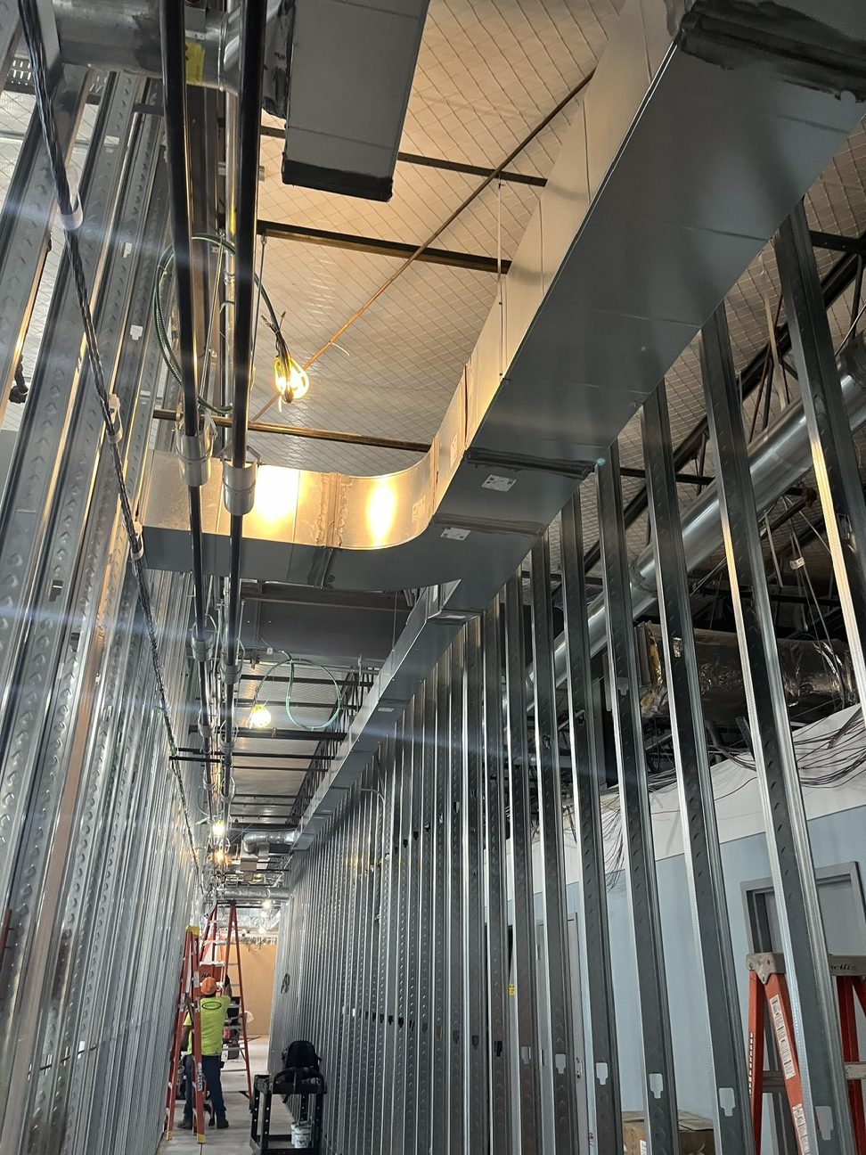 MEP Rough-in, Corridor
