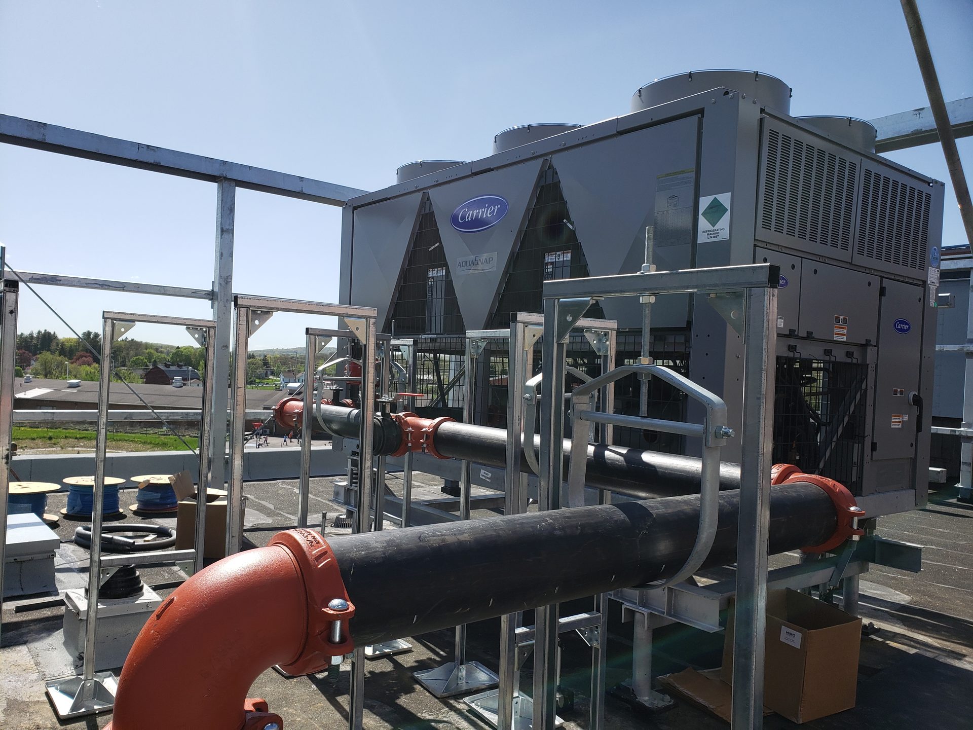 Chiller piping