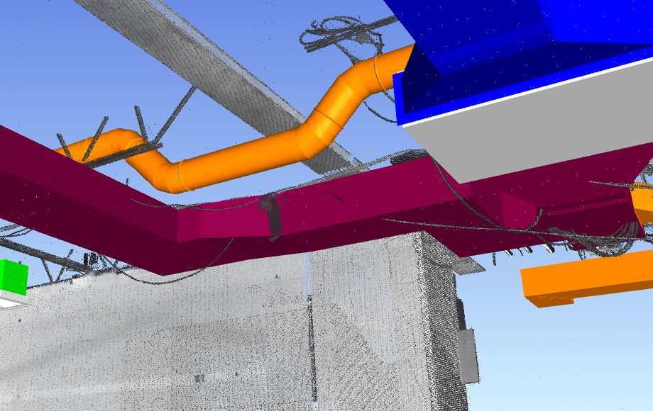 Duct Offset, Laser Scan / BIM